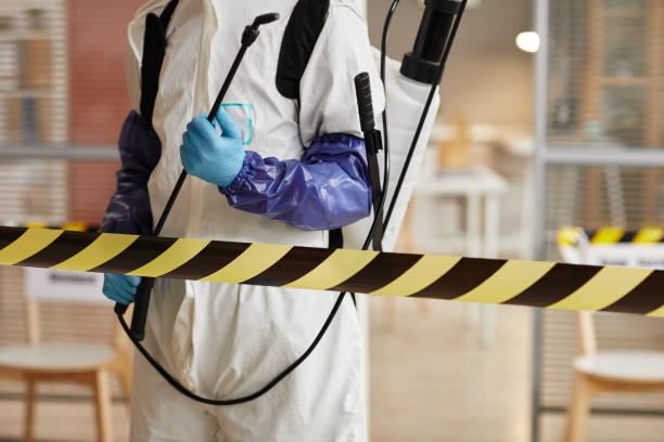 Professional Biohazard technician working in Omaha, AR